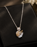 Crystal Swan Necklace