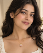 Crown Hearted Necklace