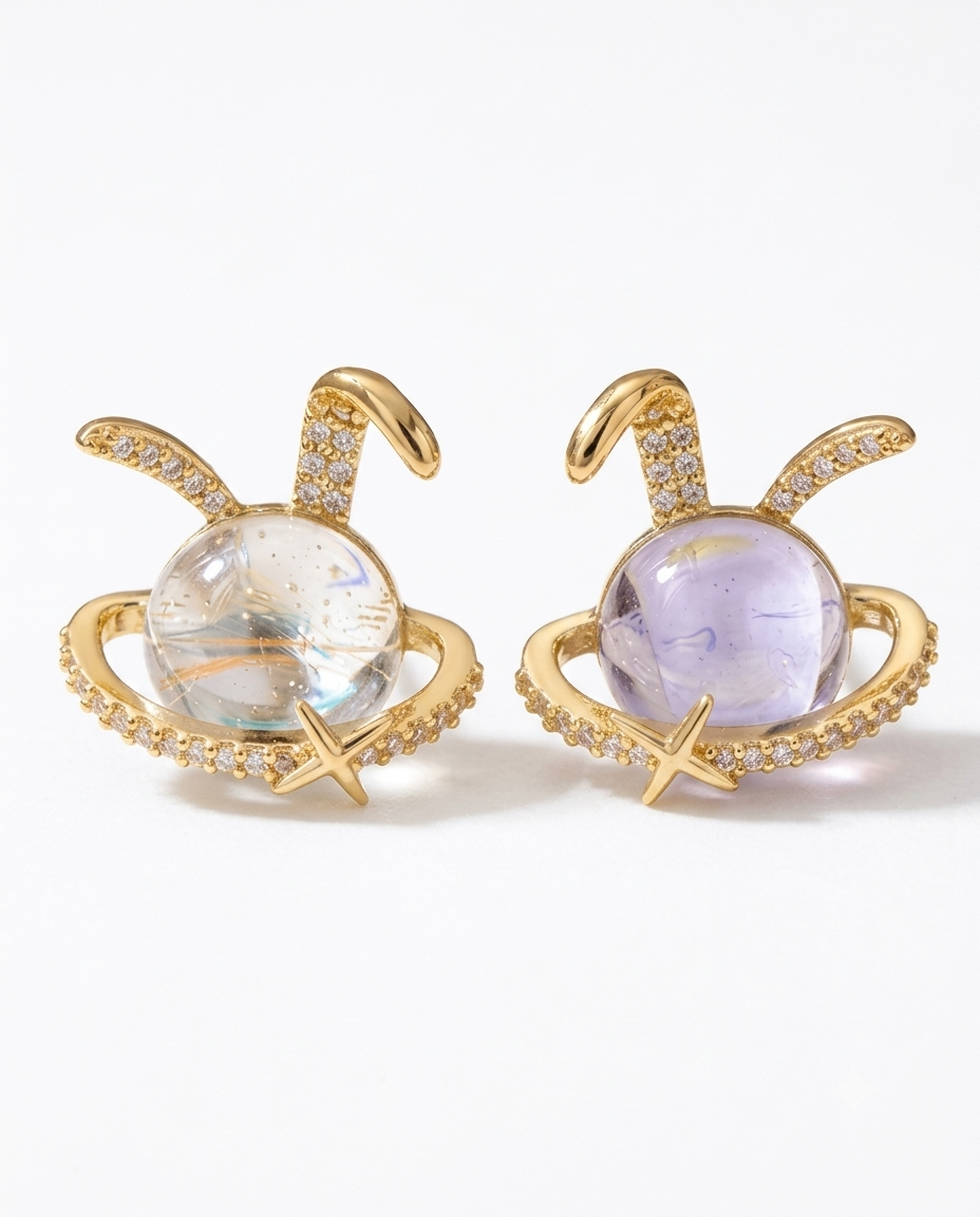 Golden Orbit Earrings