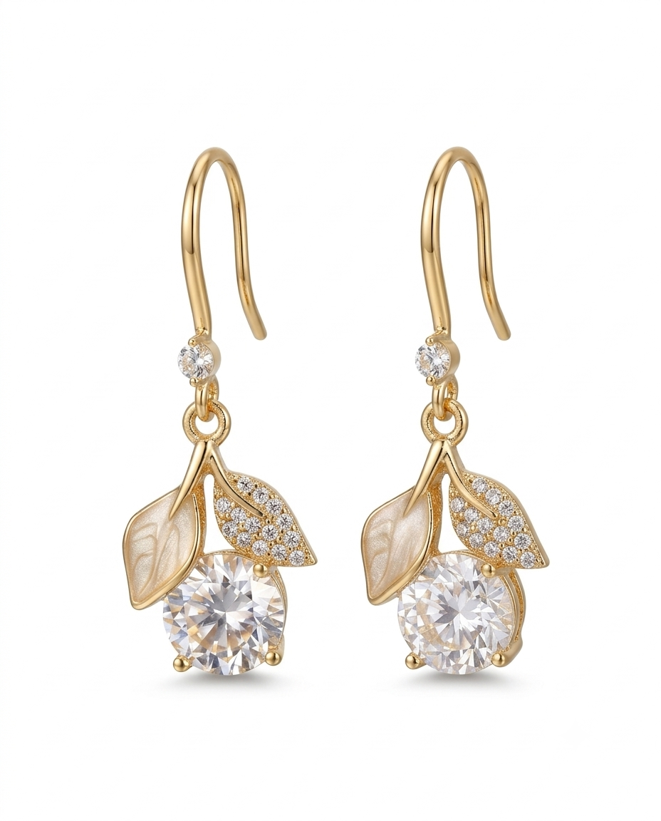 Leaf Drop Earrings