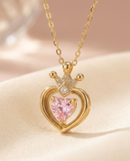 Crown Hearted Necklace