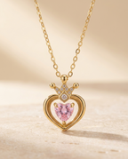 Crown Hearted Necklace