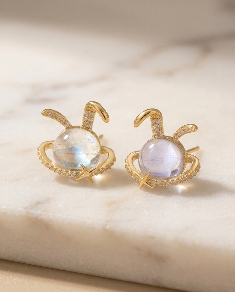 Golden Orbit Earrings