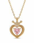 Crown Hearted Necklace