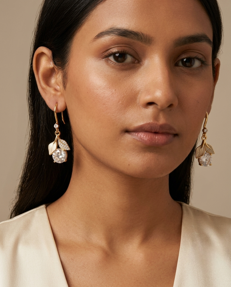 Leaf Drop Earrings