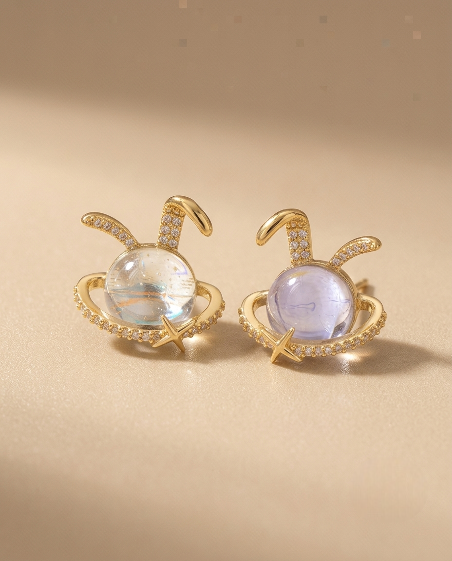 Golden Orbit Earrings