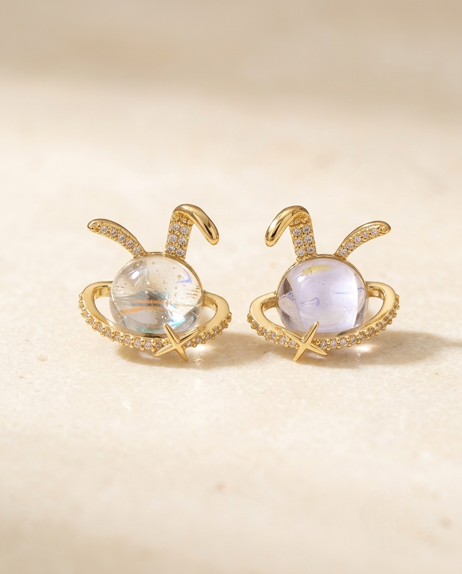 Golden Orbit Earrings