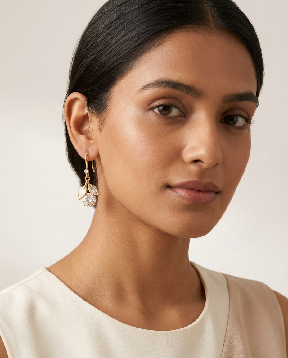 Leaf Drop Earrings