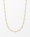 Golden Pearl Elegance Necklace