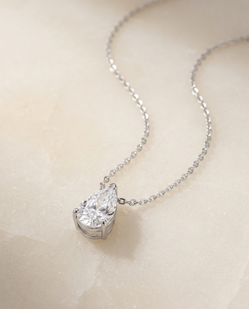 Crystal Teardrop Necklace