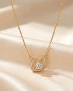 The Golden Love Swan Necklace