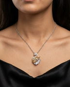 Crystal Swan Necklace