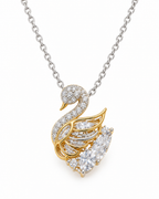 Crystal Swan Necklace